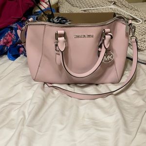 Pale pink Michael Kors satchel